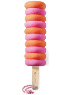 Abwaschschwamm ''Crazy Curls'' in Orange/ Rosa - (B)6 x (H)26 x (T)6 cm