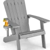 Adirondack Stuhl bis zu 170kg in Grau
