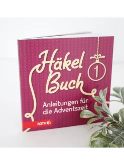 Adventskalender - Wollkram - gefüllt, Häkelnadeln, Wolle, Anleitung in Bunt