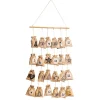 Adventskalender in Beige - (L)90 x (B)55 cm