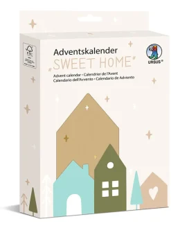 Adventskalender "Sweet home" in Bunt