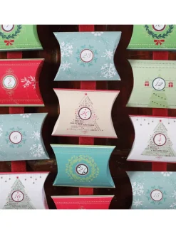 Adventskalender zum Befüllen - 24er Kissenverpackungs-Kette in Bunt