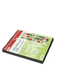 Adventskalender zum Befüllen - 24er Kissenverpackungs-Kette in Bunt