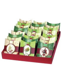 Adventskalender zum Befüllen - 24 Kissenverpackungen in Bunt