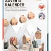 Adventskalender-Bastelset "Village in the snow" in Hellbraun