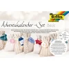 Adventskalenderset "Basic" in Beige/ Bunt