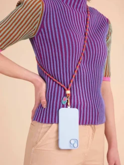 Aileen Phone Cord in Rosa