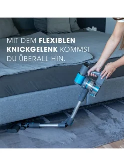 Akku Staubsauger mit Schmutzsensor Sense IQ in Grau