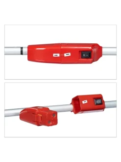 Akkubesen in Rot - (B)34 x (H)115 cm