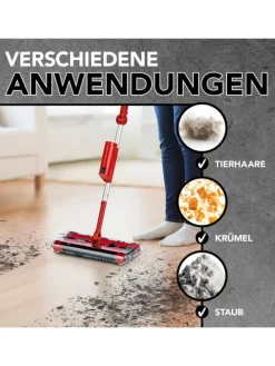 Akku-Besen Swivel Sweeper G2 - kabellos und wiederaufladbar - rot