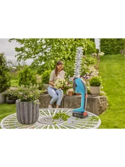 Akku-Gras- und Strauchschere 