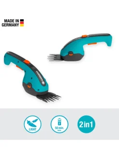 Akku-Grasschere "ComfortCut Li" in Hellblau