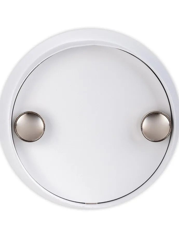 Akku-LED-Wandleuchte "Tondo" in Weiß - (B)14,5 cm