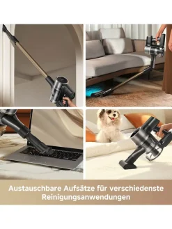 Akku-Staubsauger ''S5'' in Schwarz/ Gold