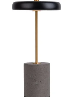 Akku-Tischleuchte "Seta" in Schwarz - EEK G (A bis G)