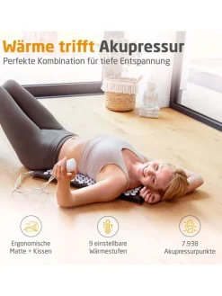 Akupressur-Matte "MM 100" in Rot