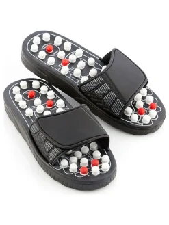 Akupressur-Schuhe in Schwarz