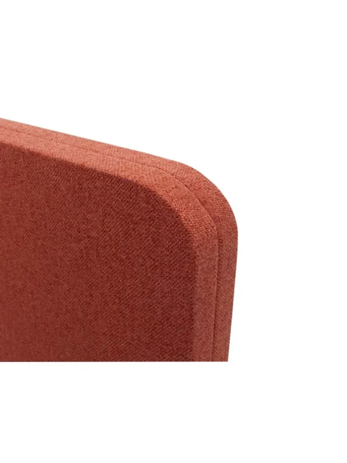 Akustik-Tischtrennwand G75, 60x140cm braun