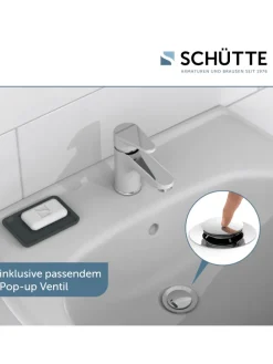 ALASKA Waschtischarmatur, Weiß/Chrom