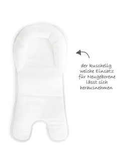 Alpha Plus Grey Newborn Set - 3-tlg. Hochstuhl in grau