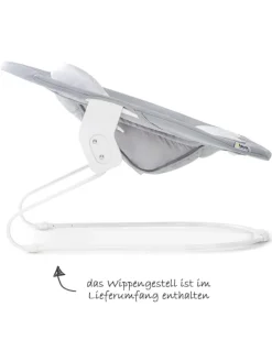 Alpha Plus Grey Newborn Set - 3-tlg. Hochstuhl in grau