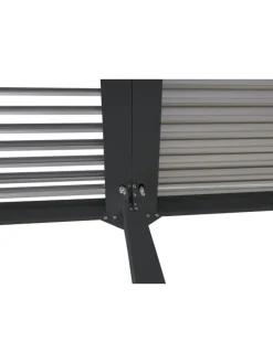 Alu Pergola L41 mit 3x Seitenwand, Anthrazit