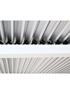 Alu Pergola L41, stabiles Gestell, Weiß