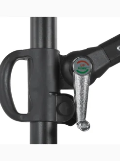 Ampelschirm SAVONA II in Grün/Schwarz - (W) 295 x (H) 254 x (L) 295 cm