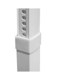 Ampelschirm SAVONA in Grau/Weiß - (W) 300 x (H) 240 x (L) 300 cm