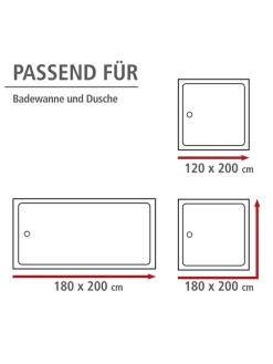 Anti-Schimmel-Duschvorhang 