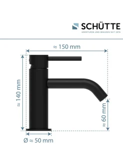 ARAGON Standventil, Schwarz matt