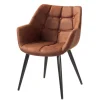 Armlehnenstuhl Lamppi II in Cognac