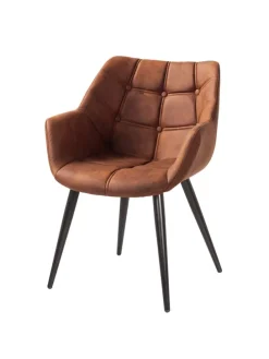 Armlehnenstuhl Lamppi II in Cognac