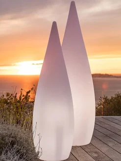 Außenleuchte "Classy" in Weiß - (H)120 cm