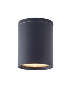 Außenleuchte "Cosmos" in Dunkelgrau - Ø 11 cm