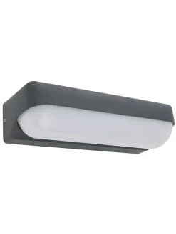 Außenleuchte in Anthrazit - (L)26 x (B)6 cm