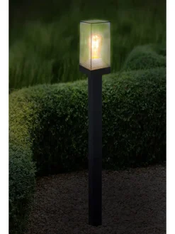 Außenleuchte in Schwarz - (B)10 x (H)100 x (T)10 cm