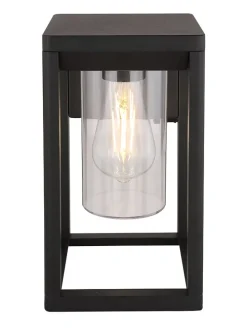 Außenleuchte in Schwarz - (B)15 x (H)27 x (T)15 cm