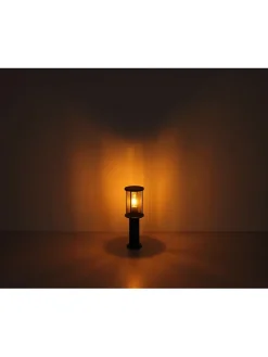 Außenleuchte in Schwarz - (H)60 x Ø 14,3 cm