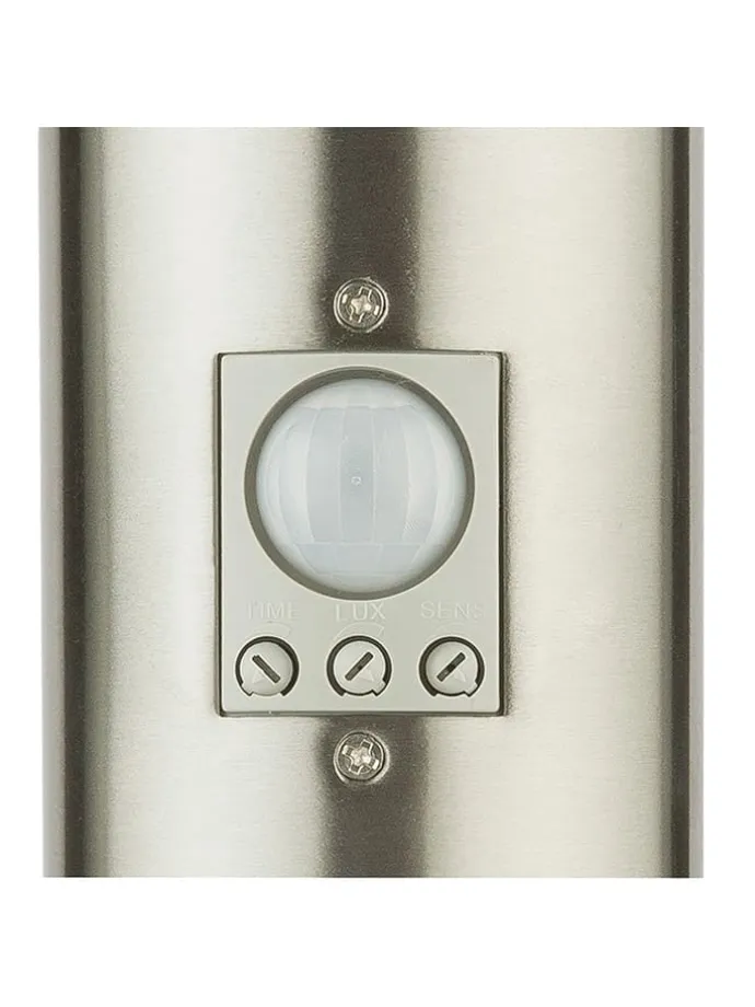 Außenleuchte in Silber - (H)60 x Ø 13 cm