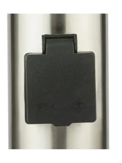 Außenleuchte in Silber - (H)60 x Ø 13 cm