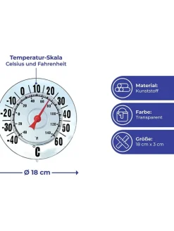 Außenthermometer - Ø 18 cm