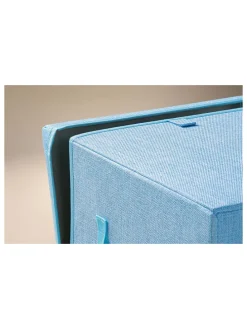 Aufbewahrungsbox in Hellblau - (B)33 x (H)33 x (T)33 cm