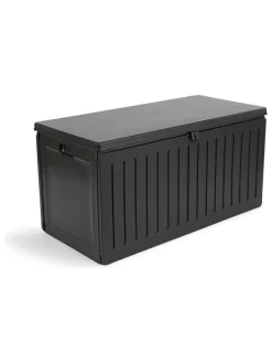 Aufbewahrungsbox in Schwarz - (B)109 x (H)55 x (T)52 cm