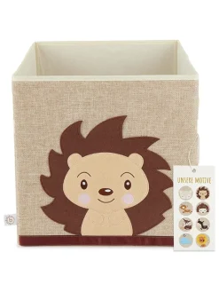 Aufbewahrungsbox "Reh Ella" in Beige - (B)33 x (H)33 x (T)33 cm