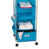 Aufbewahrungscontainer in Hellblau - (B)38,5 x (H)99 x (T)38,5 cm