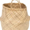 Aufbewahrungskorb "Belly" in Beige - (B)45 x (H)45 x (T)36 cm