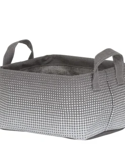 Aufbewahrungskorb in Grau - (B)21 x (H)12,5 x (T)17 cm