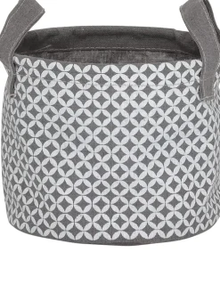 Aufbewahrungskorb in Grau - (H)14 x Ø 17 cm