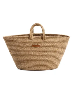 Aufbewahrungskorb in Hellbraun - (H)30 cm